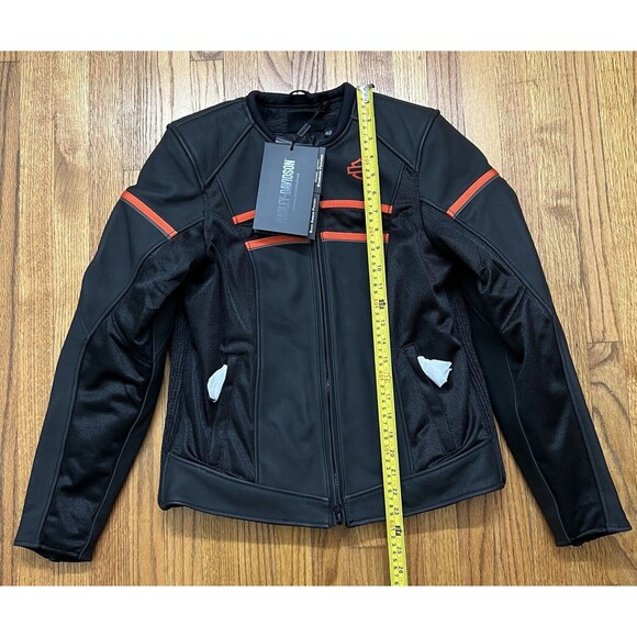 Harley-Davidson Brawler Leather Jacket 98007-21VW 100% Cowhide Leather Women's M - Picture 4 of 7